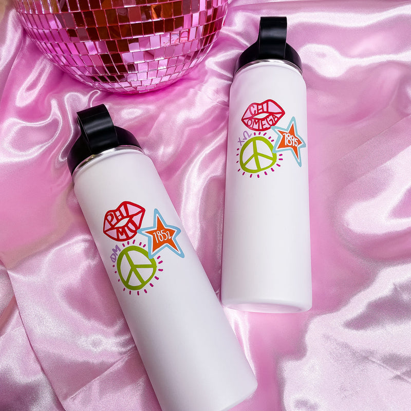 Thistle Sorority Style Edit Water Bottle sorority