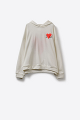 White Smoke I Heart You Hoodie Hoodie