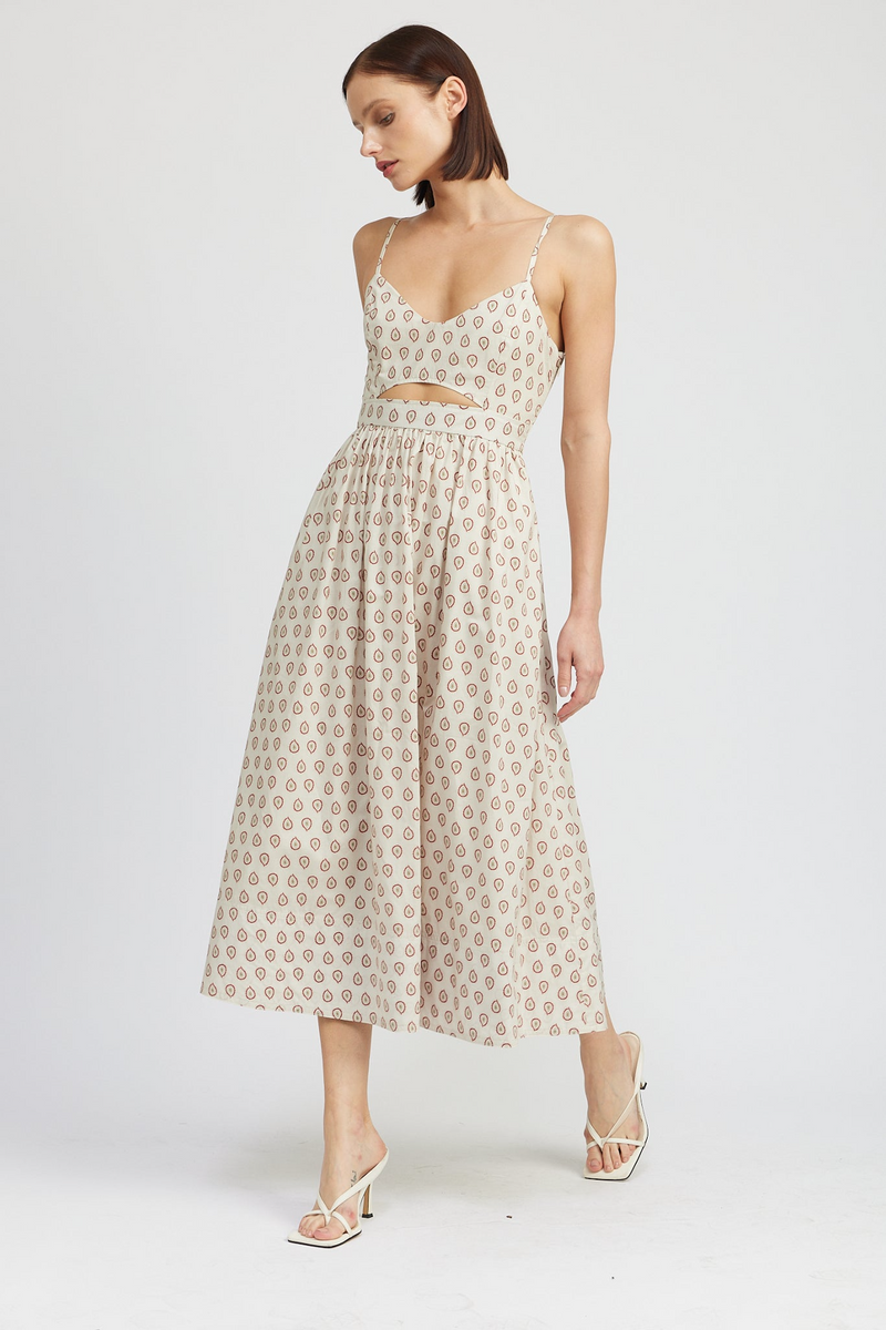Light Gray Mavis Midi Dress Midi Dress
