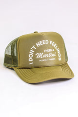 White Smoke Trucker Hat Trucker Hat