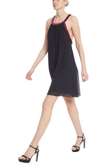 Tan Ava Trapeze Dress Mini Dress