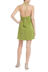 Tan Karmen | Pleated Mini Dress Mini Dress