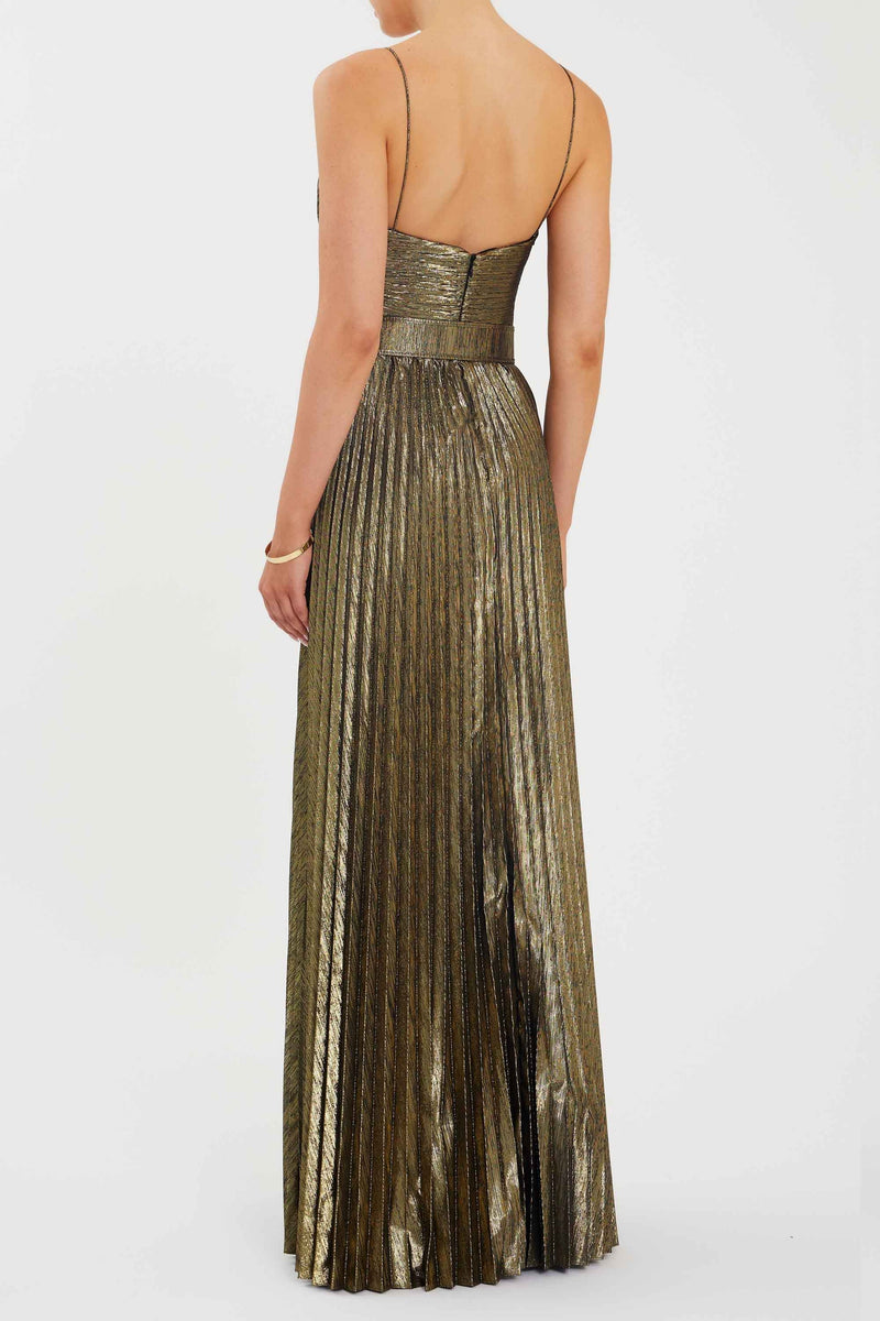 Antique White Josie | Metallic Gown Formal Dress