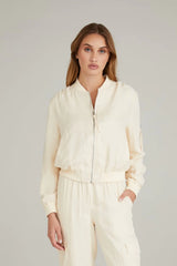 Light Gray Lucia Bomber Jacket Jacket
