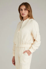 Gray Lucia Bomber Jacket Jacket