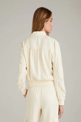 Gray Lucia Bomber Jacket Jacket