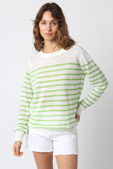 Light Gray Amy Linen Top Top