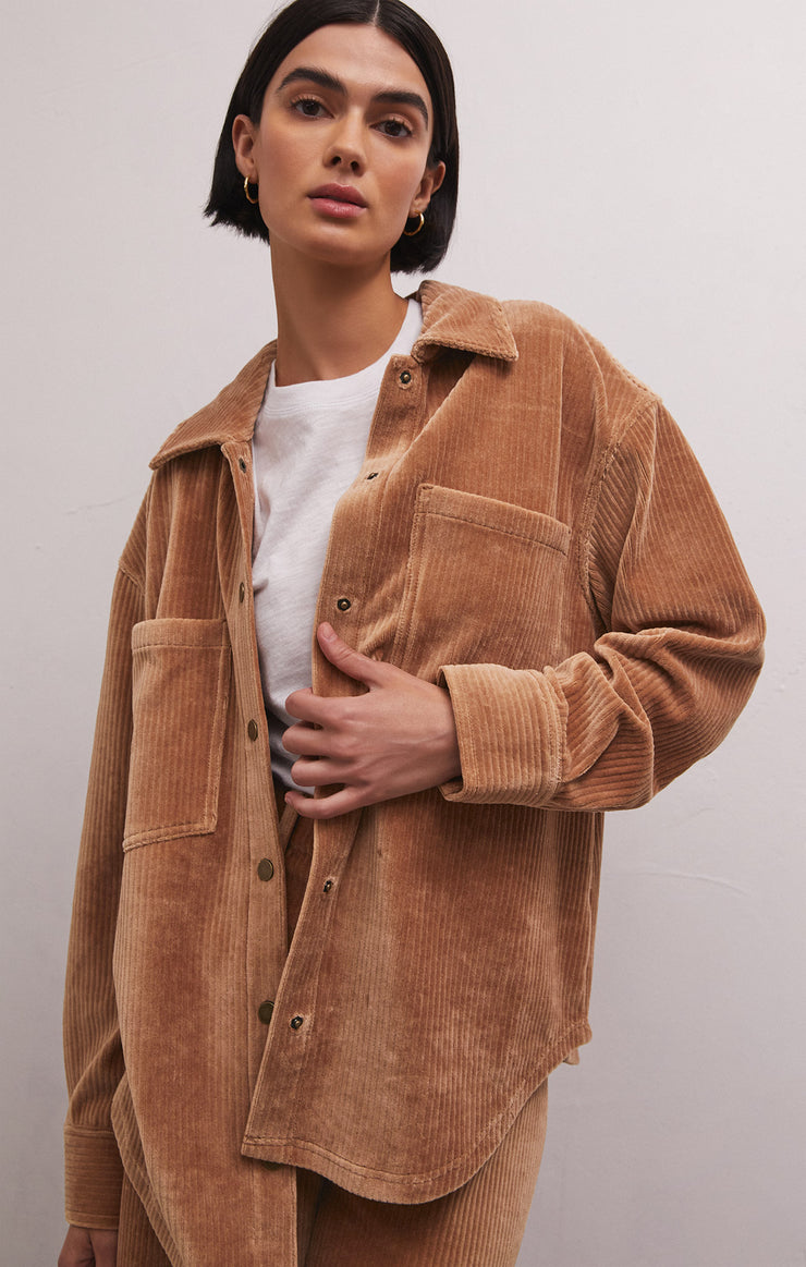 Gray Union Knit Cord Jacket Jacket