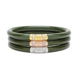 Dark Olive Green Three Kings All Weather Bangles