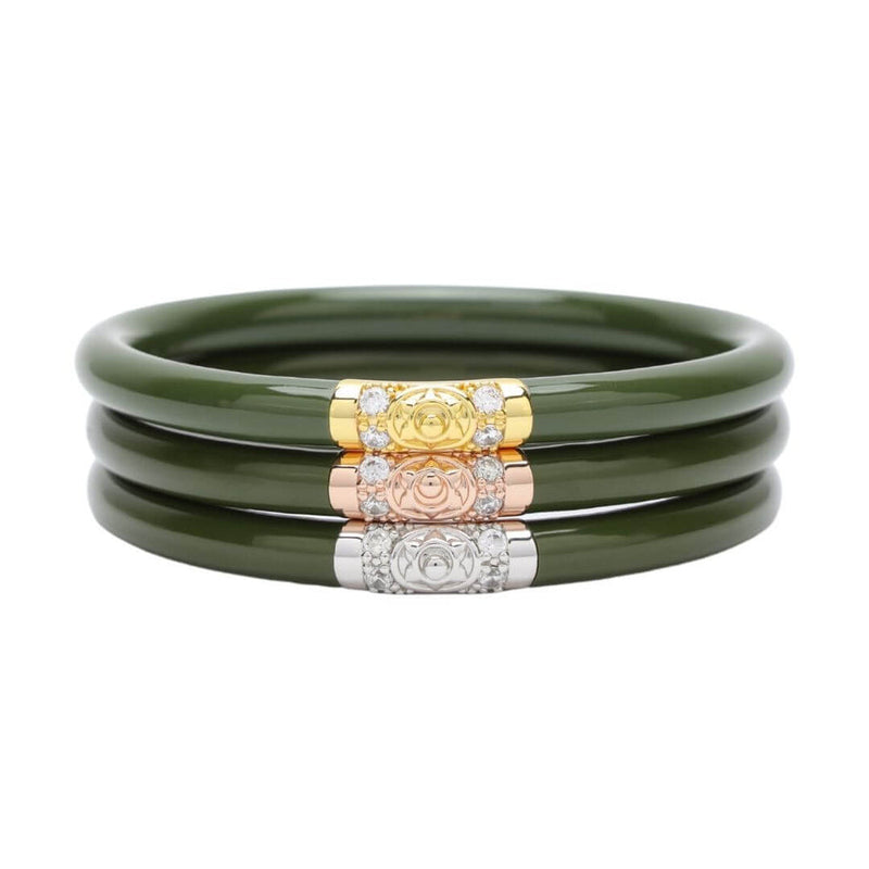 Dark Olive Green Three Kings All Weather Bangles