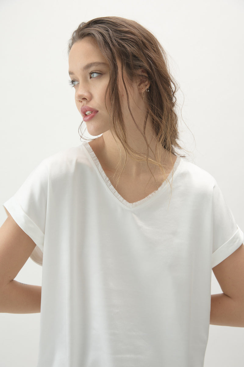 Light Gray Kaleen Top Top