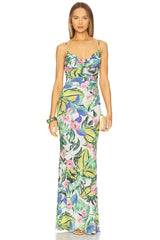 Beth Gown in Tropical Palm