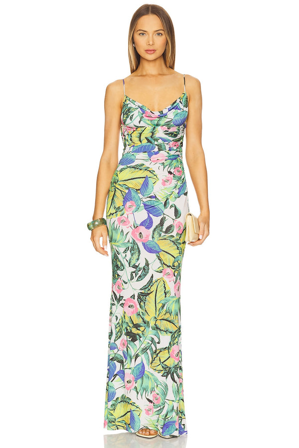 Beth Gown in Tropical Palm