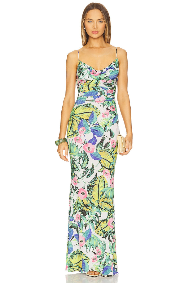 Beth Gown in Tropical Palm