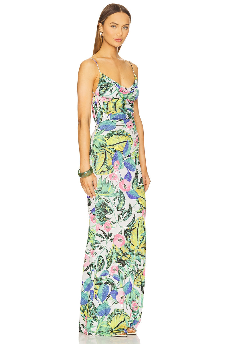 Beth Gown in Tropical Palm