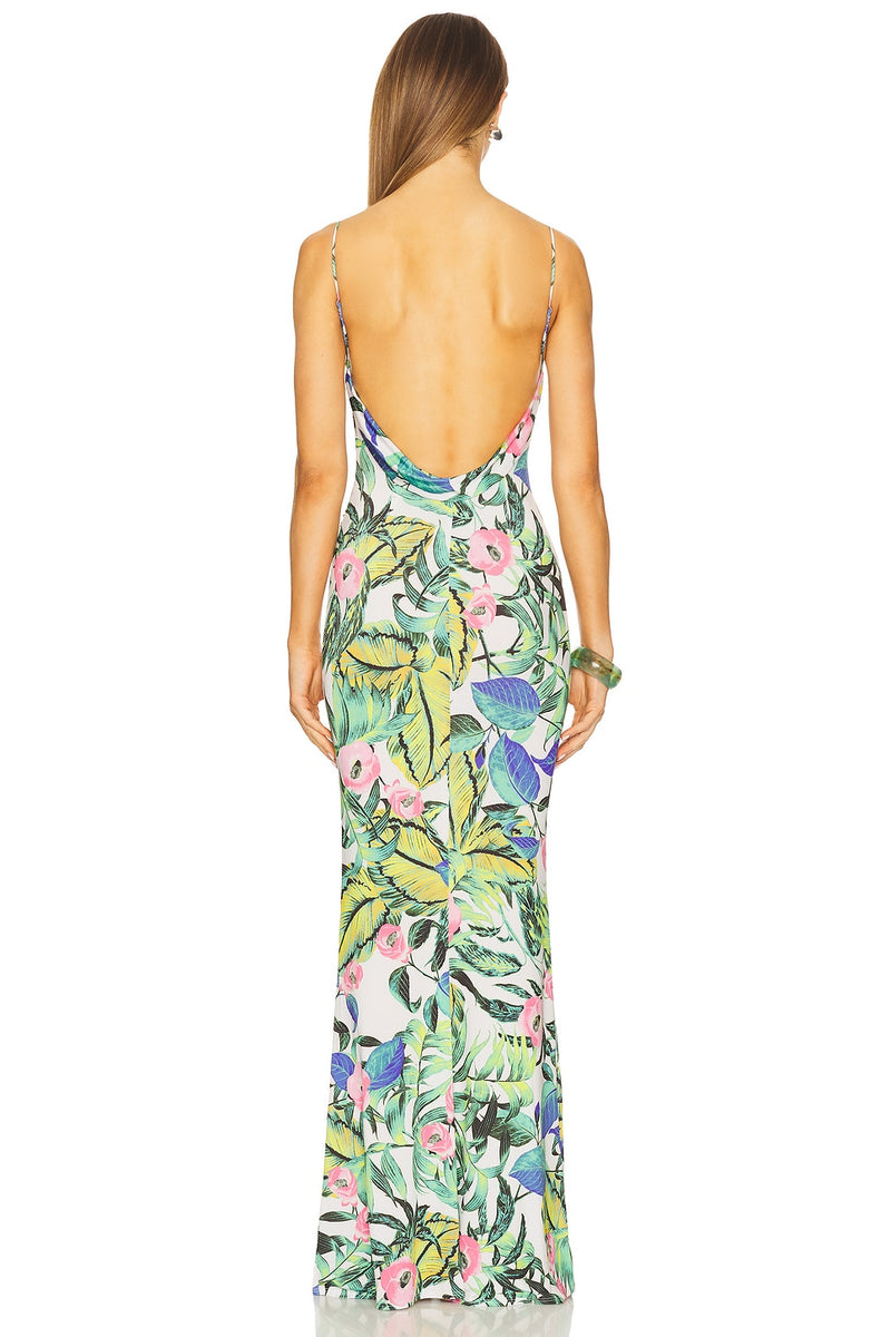 Beth Gown in Tropical Palm
