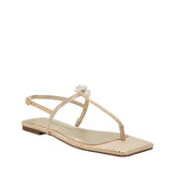 Tan Camie T-Strap Thong Sandal
