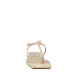 Gray Camie T-Strap Thong Sandal