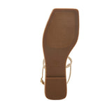 Dark Olive Green Camie T-Strap Thong Sandal