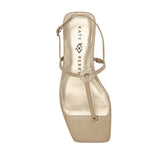 Tan Camie T-Strap Thong Sandal