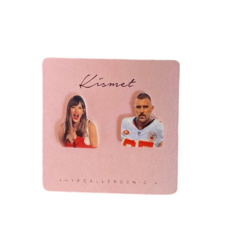 Tan Kismet Stud Earrings Earring