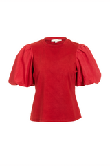 Firebrick Lali Solid Tee Top