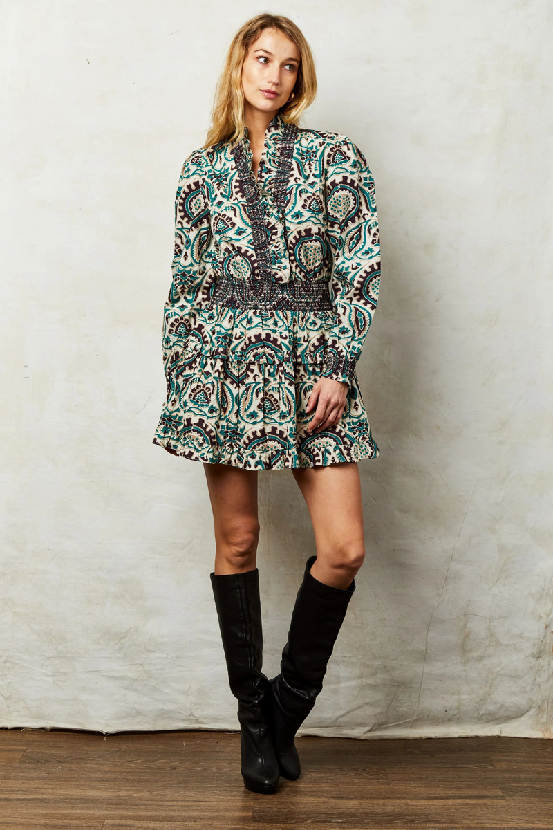 Light Gray Zita Dress Mini Dress