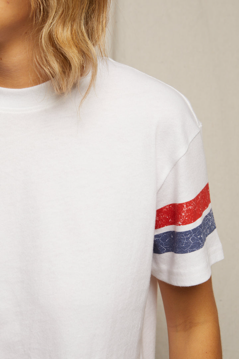 Lexi Athletic Stripe Tee