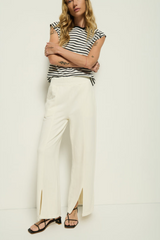 Lincoln Front Slit Knit Pant