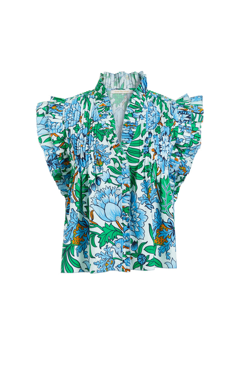 Light Sea Green Dana Top Shirts & Tops
