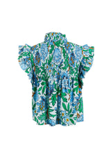 Cadet Blue Dana Top Shirts & Tops
