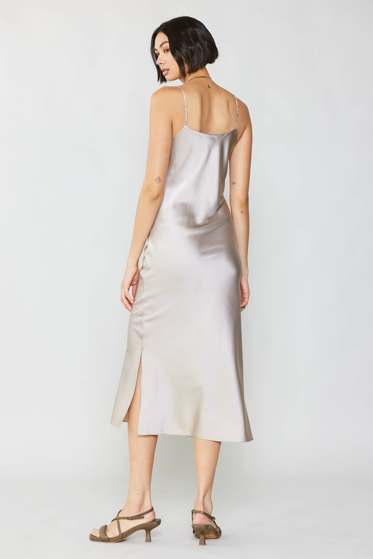 moonlight midi dress Dancing In The Moonlight Midi Dress Champagne / XS
