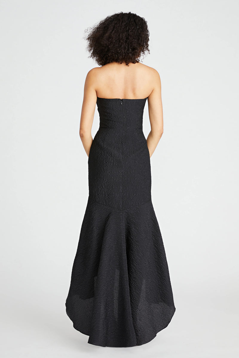 Dark Slate Gray Lana | Fit and Flare Gown Formal Dress