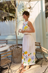 Dark Gray Kit Skirt in Arancia Midi Skirt