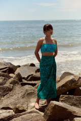Leigh Wrap Skirt in Reef