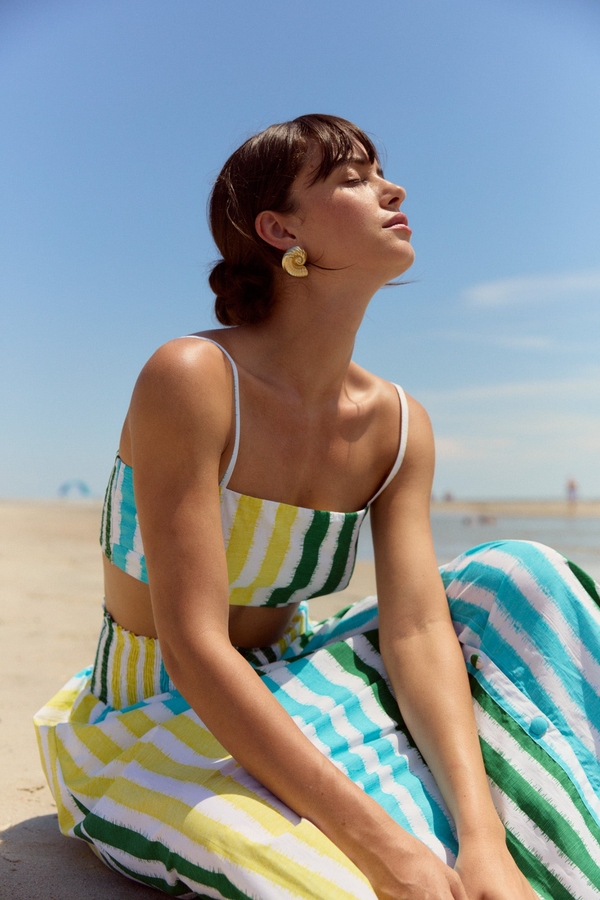 Lulu Top in Sorrento Stripe