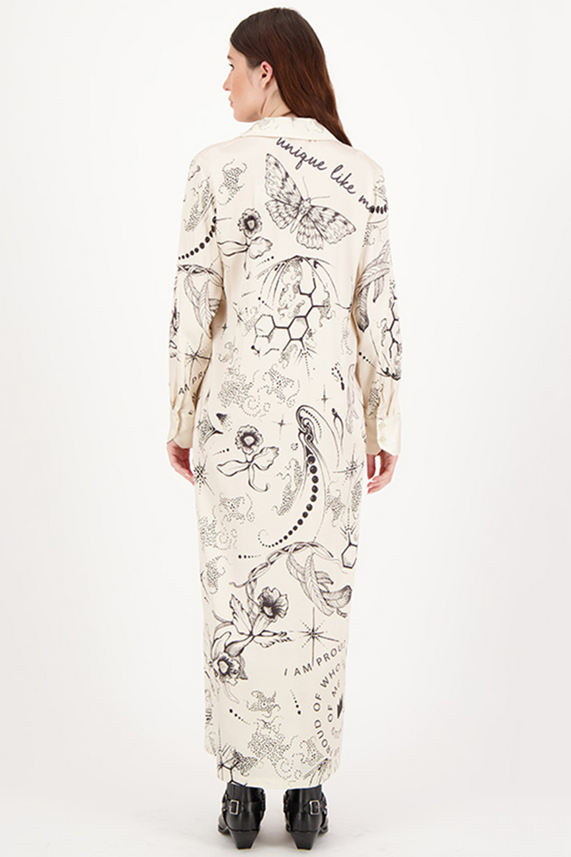 White Smoke Marianna Dress in Tattoo Maxi Dress