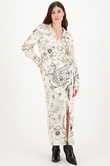 White Smoke Marianna Dress in Tattoo Maxi Dress