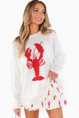 Woodsy Sweater in Lobster