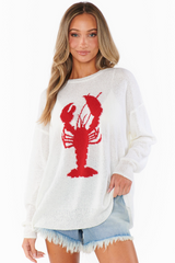 Woodsy Sweater in Lobster