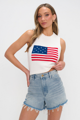 Milo Tank in Flag Knit