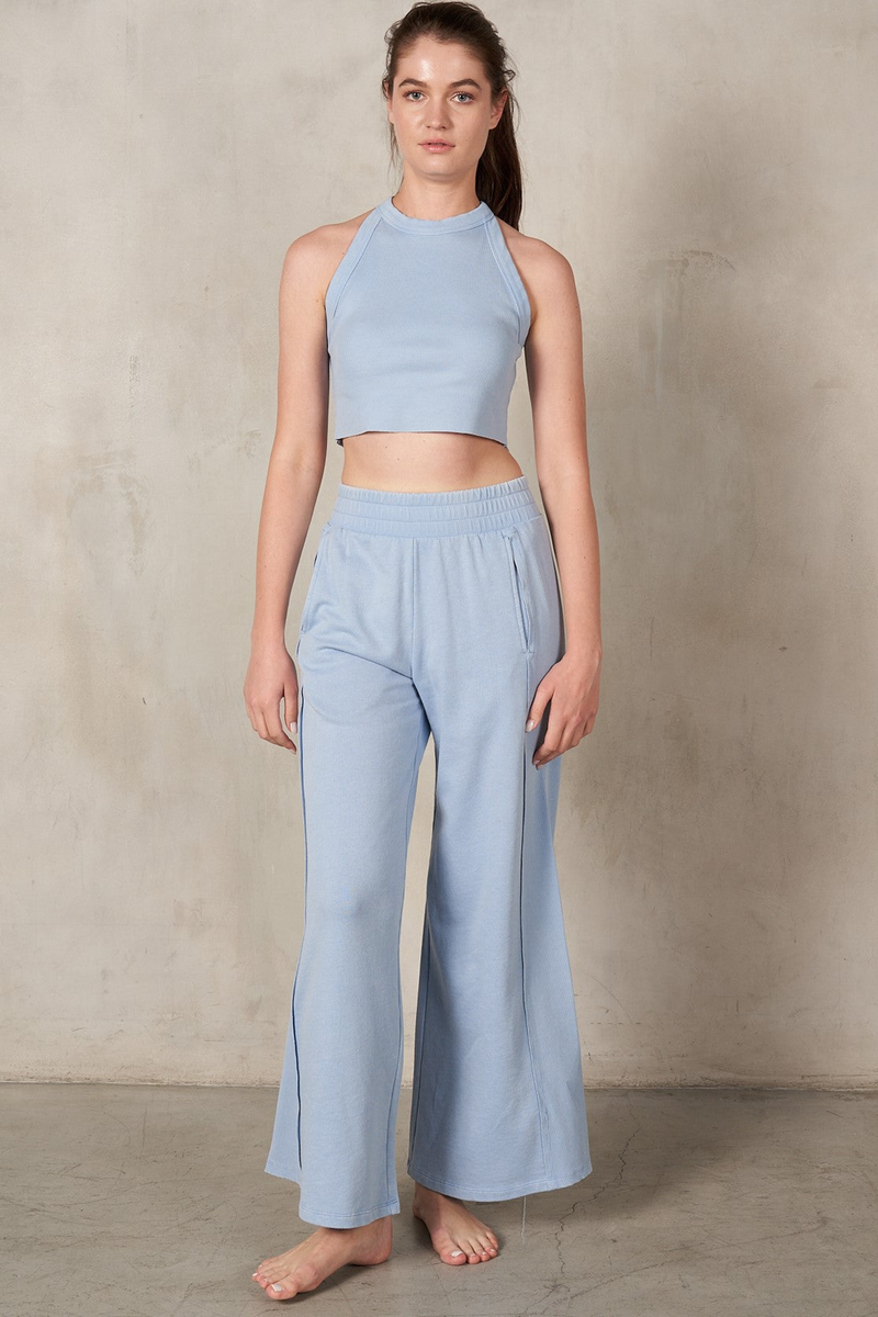 Dark Gray Halter Crop Top Top
