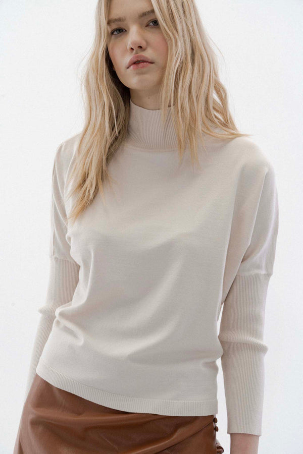Light Gray Mindy Sweater Top
