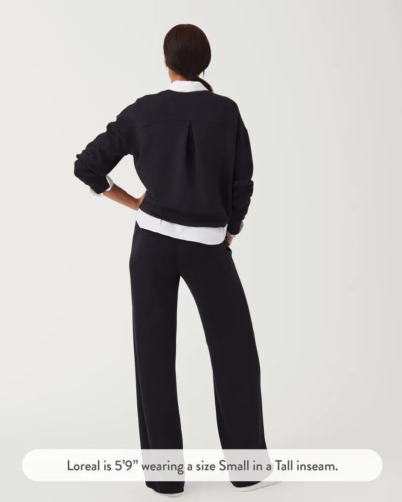 Black AirEssentials Wide Leg Pant Pant