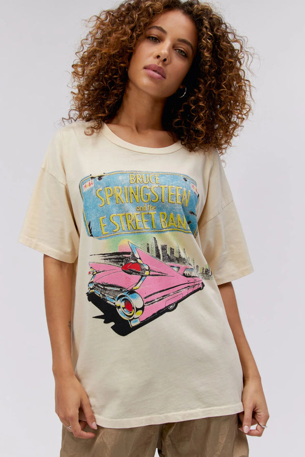 Light Gray Bruce Springsteen Born in the USA Tee Graphic Tee