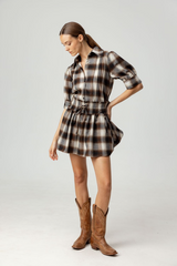 Light Gray Maren Skirt Mini Skirt