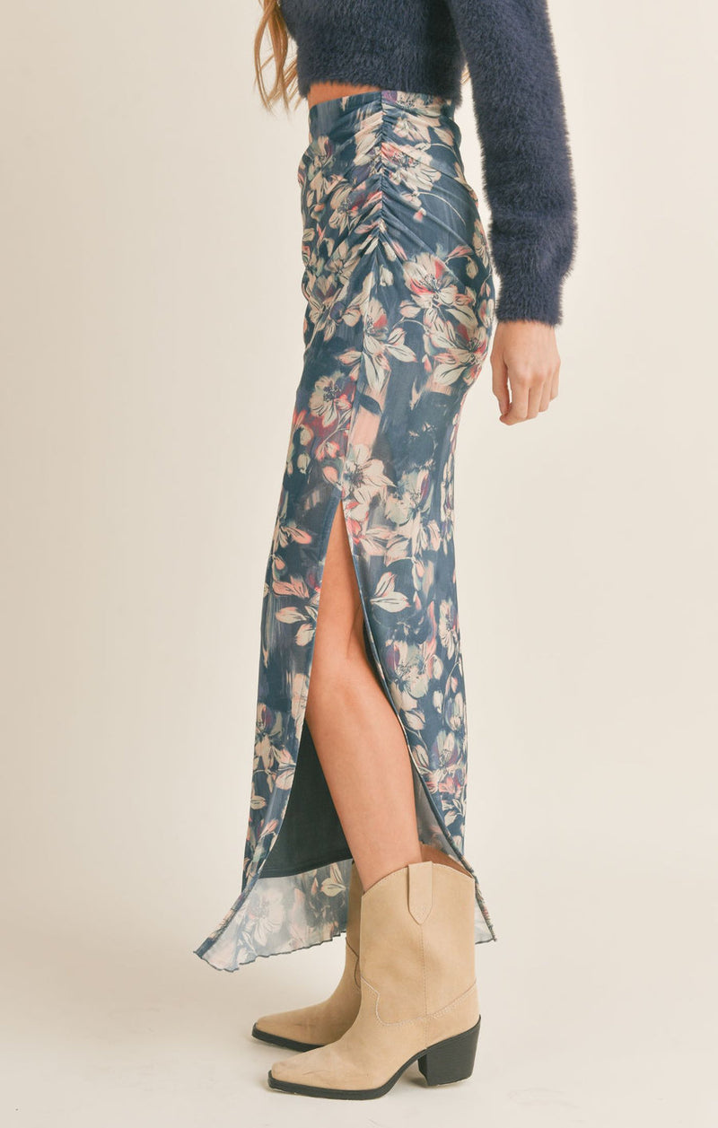 Light Gray Mystic Muse Maxi Skirt Maxi Skirt