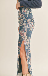 Light Gray Mystic Muse Maxi Skirt Maxi Skirt