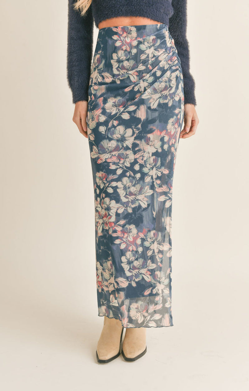 Light Gray Mystic Muse Maxi Skirt Maxi Skirt