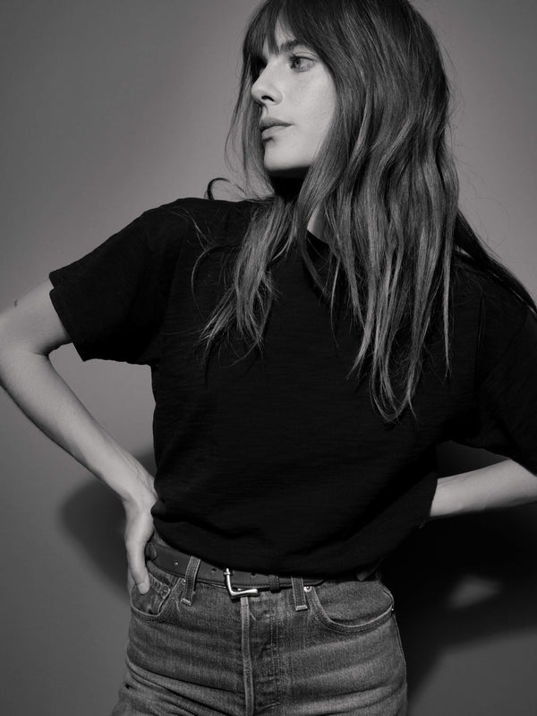 Dark Slate Gray Jessa Boxy Crop Top
